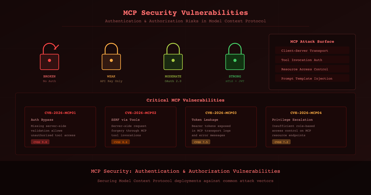 MCP Security Vulnerabilities and Authentication | Webcite Articles